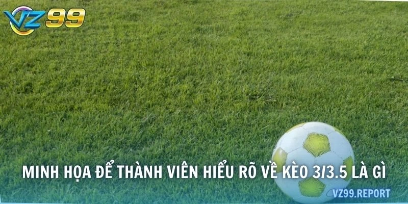 Minh họa để thành viên hiểu rõ về kèo 3/3.5 là gì