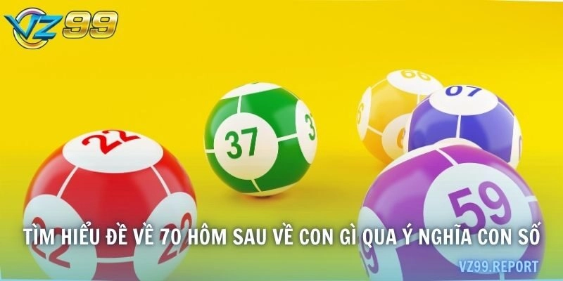 Tìm hiểu đề về 70 hôm sau về con gì qua ý nghĩa con số